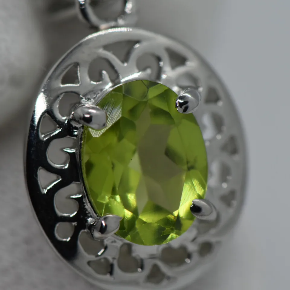 Natural Peridot Pendant