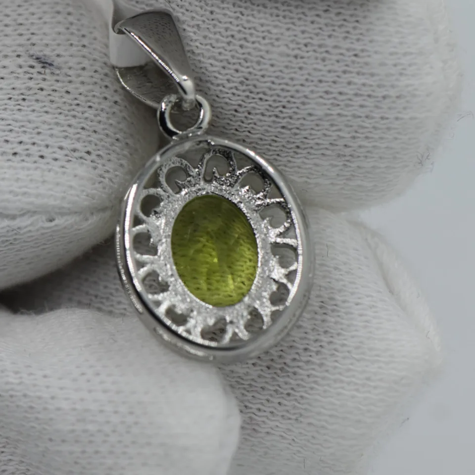 Natural Peridot Pendant - 2