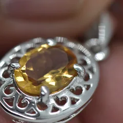 Natural Citrine Pendant - 1