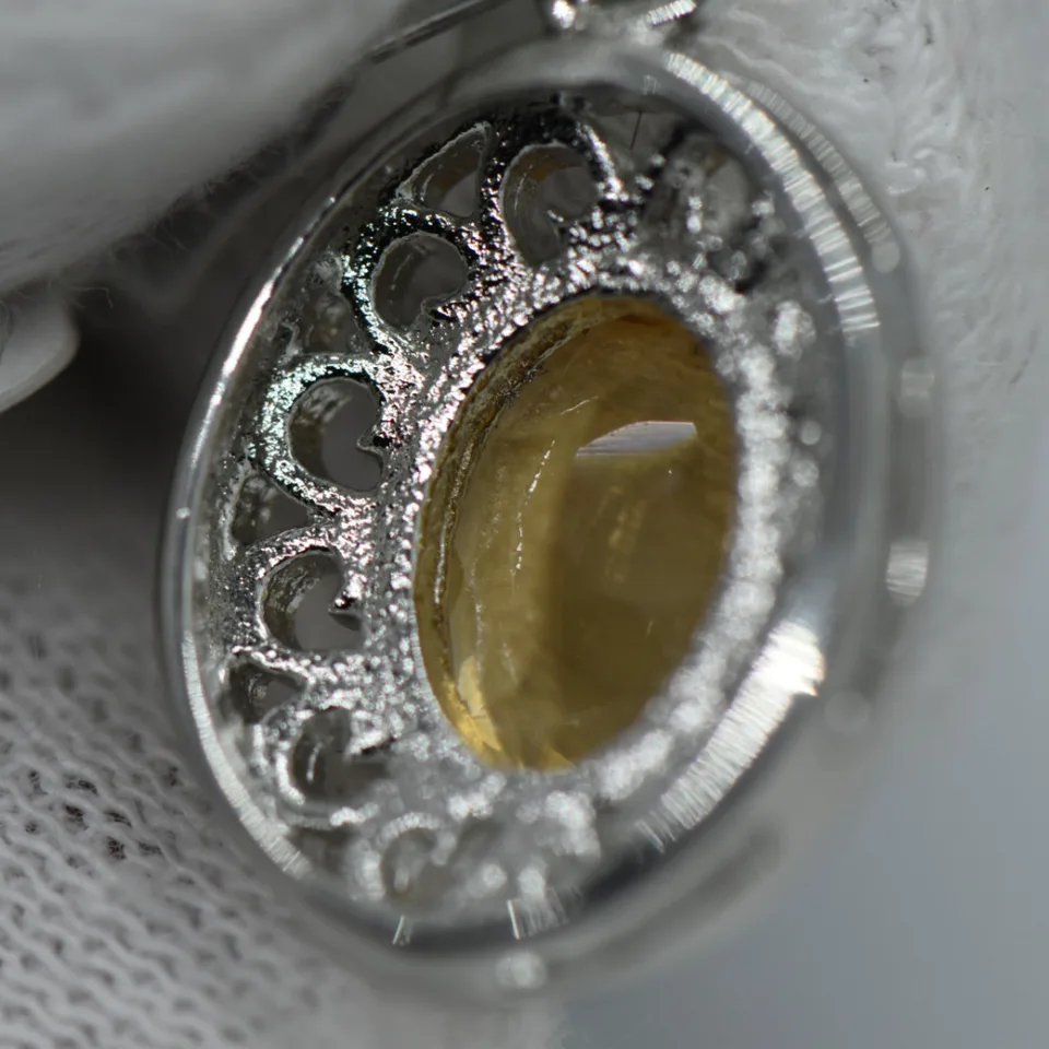 Natural Citrine Pendant - 3