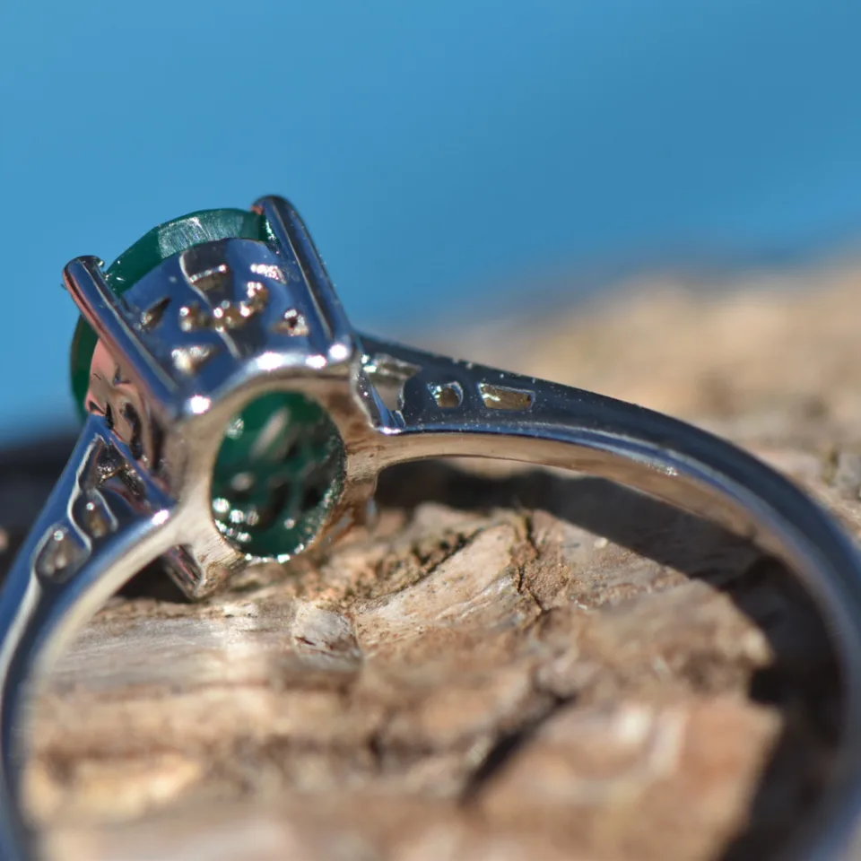 Onyx Ring in Sterling Silver - 3