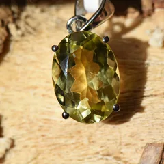 Natural Lemon Topaz Pendant - 2