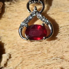 Natural GF Ruby Pendant - 2
