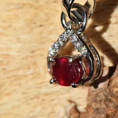 Natural GF Ruby Pendant - 4