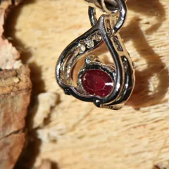 Natural GF Ruby Pendant - 5