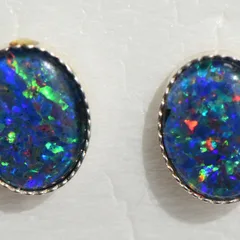 Triplet Opal studs - 1