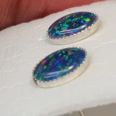 Triplet Opal studs - 2