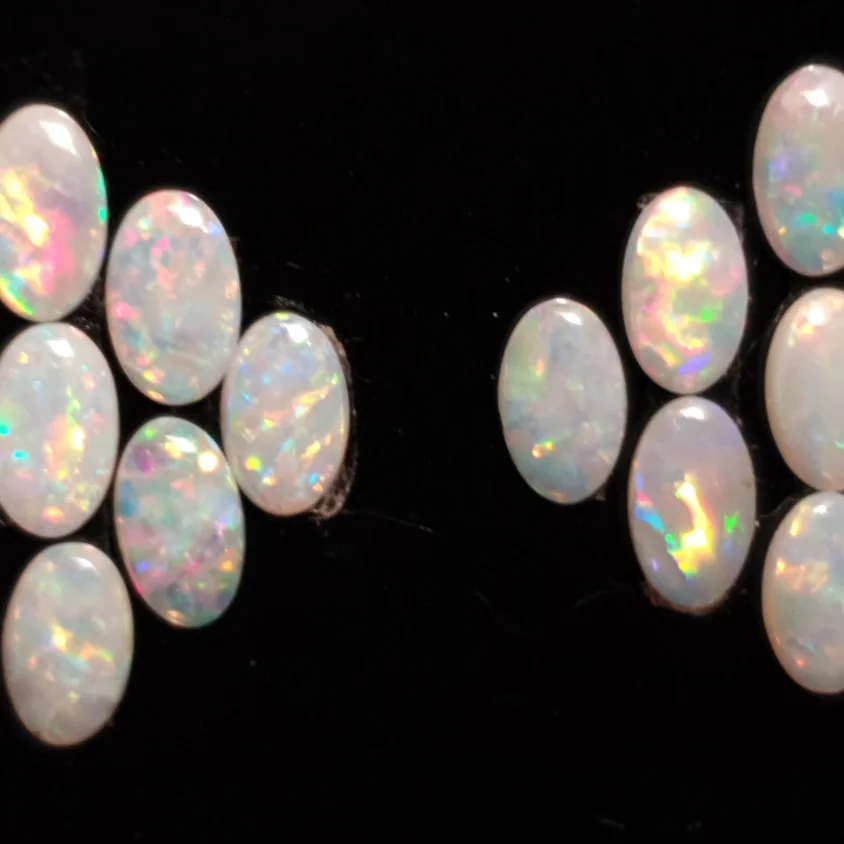 18 5x3.1 Solid Coober Pedy Opals - 4