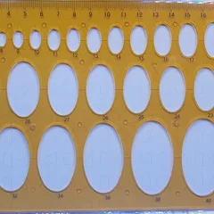 Cabochon Template Oval - 1
