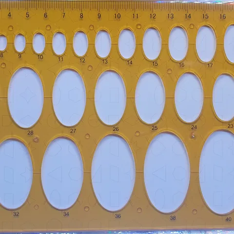 Cabochon Template Oval