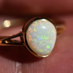 14K Gold Opal Ring - 1