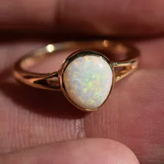 14K Gold Opal Ring - 5
