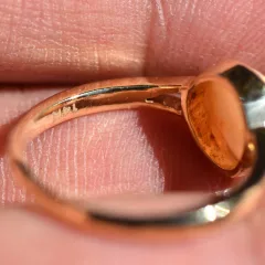 14K Gold Opal Ring - 7