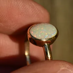 14K Gold Opal Ring - 9