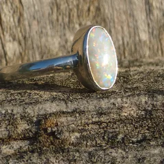 Coober Pedy Opal Ring - 8