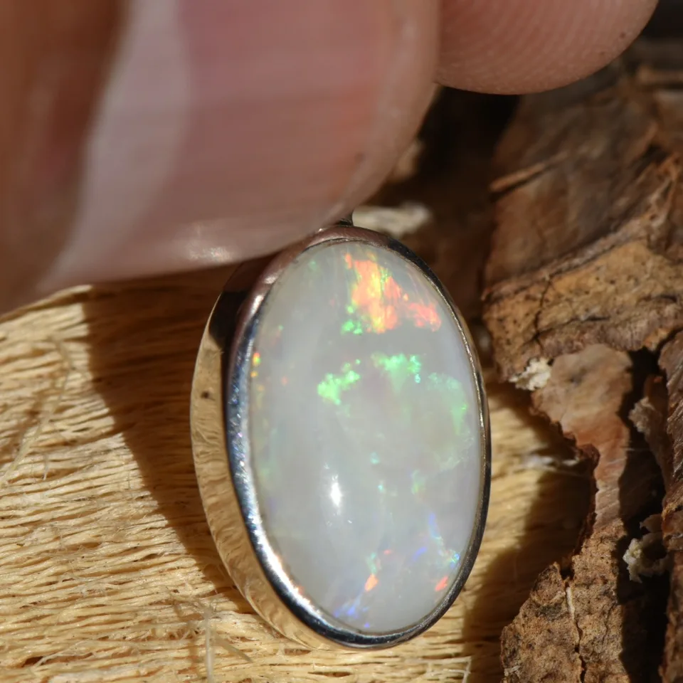 Coober Pedy Opal Pendant - 4