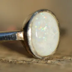 Coober Pedy Opal Ring Silver 925 - 1