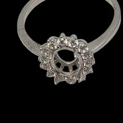 Sterling Silver 92.5 ring blank - 3