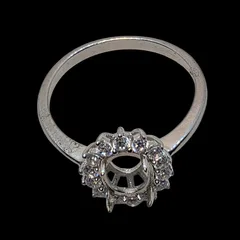 Sterling Silver 92.5 ring blank - 6