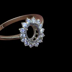 Sterling Silver 92.5 ring blank - 1