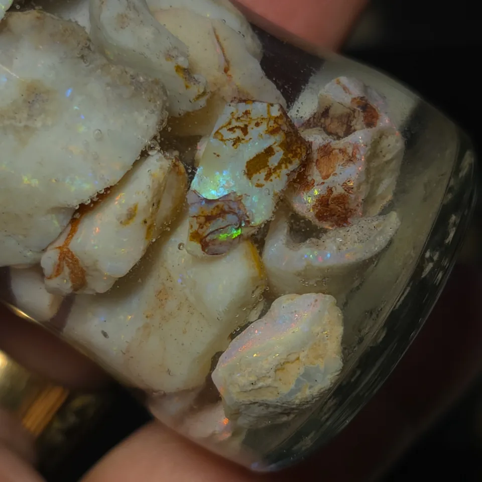 No Reserve-2 Oz Coober pedy Gamble opal rough  - 7