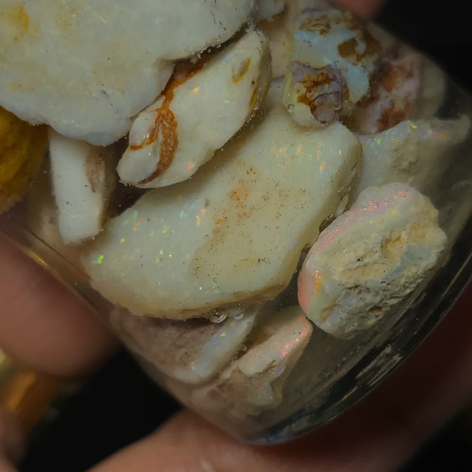 No Reserve-2 Oz Coober pedy Gamble opal rough  - 8
