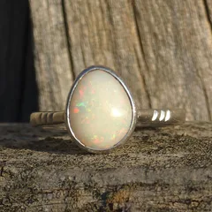 Coober Pedy Opal Ring  - 6