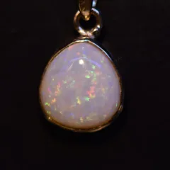 14K Gold Opal Pendant  - 3