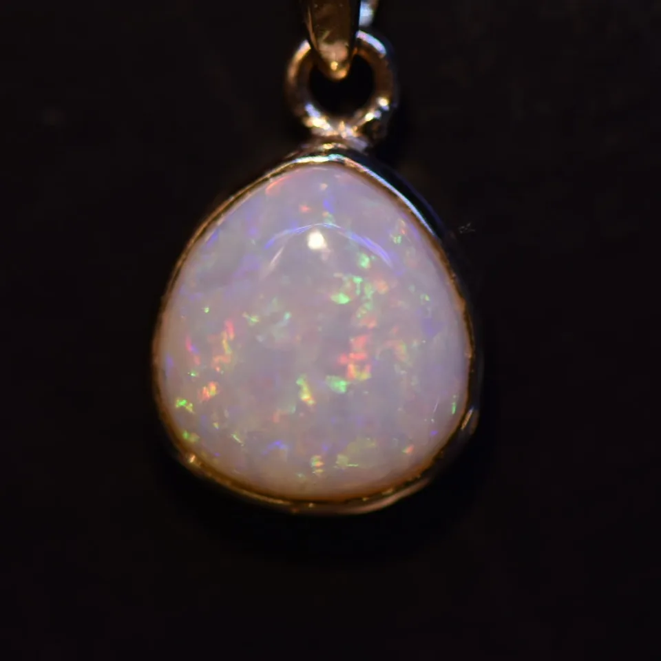 14K Gold Opal Pendant  - 3