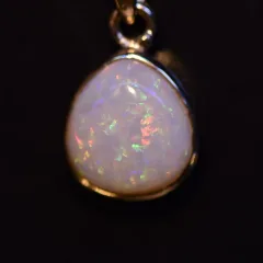 14K Gold Opal Pendant  - 6