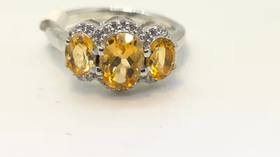 Citrine Sterling Silver ring 