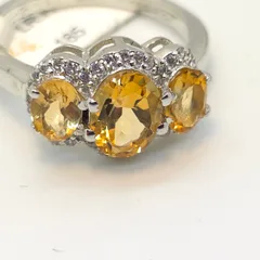 Citrine Sterling Silver ring  - 2