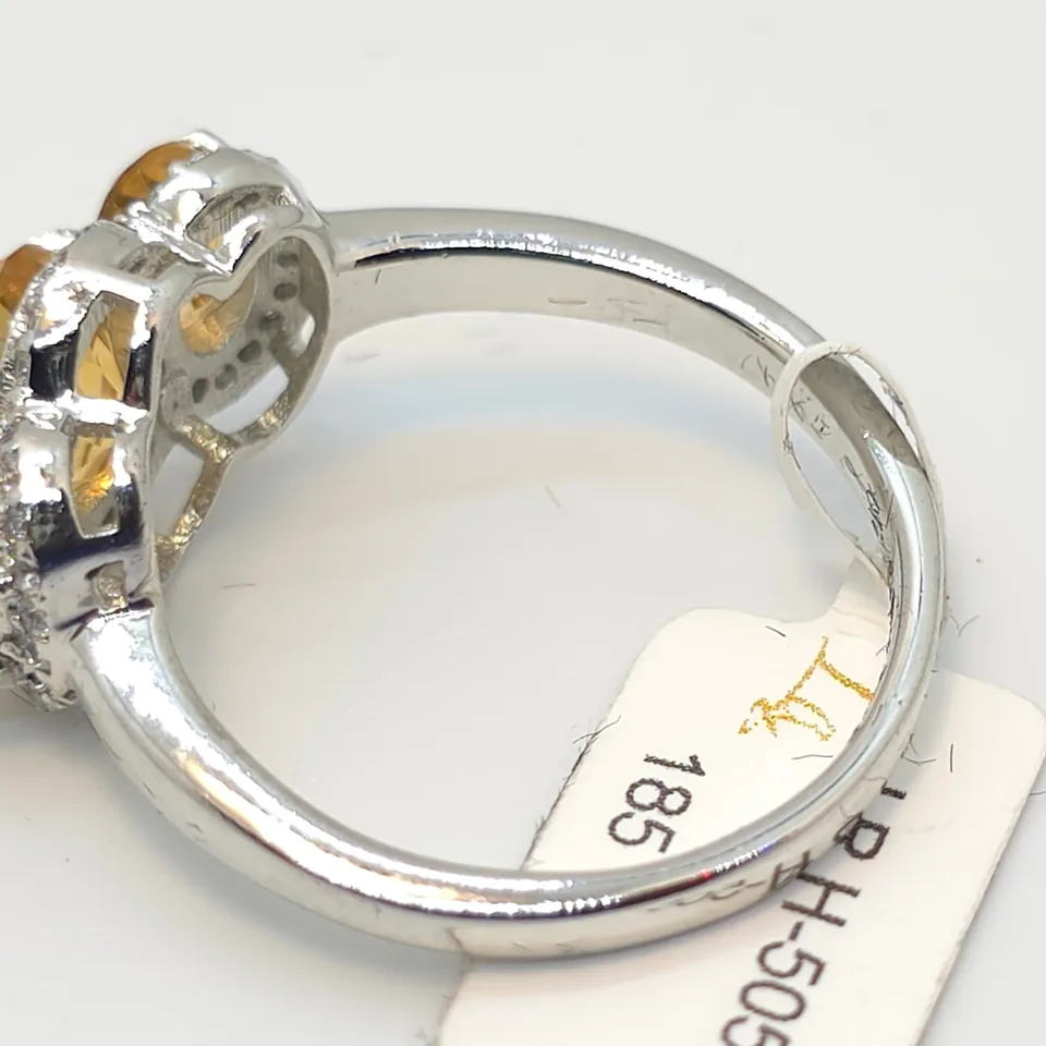 Citrine Sterling Silver ring  - 3