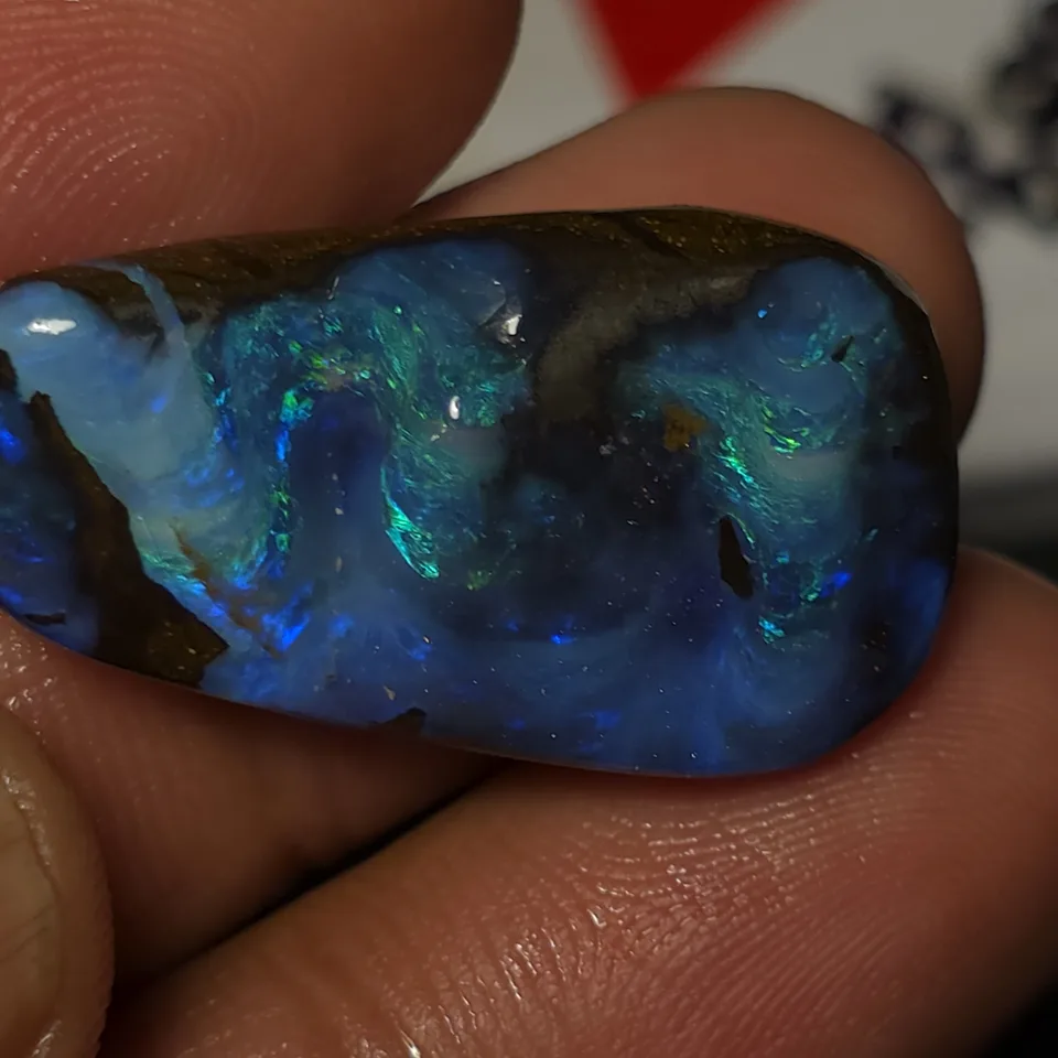Australian Boulder Opal Rub - 6