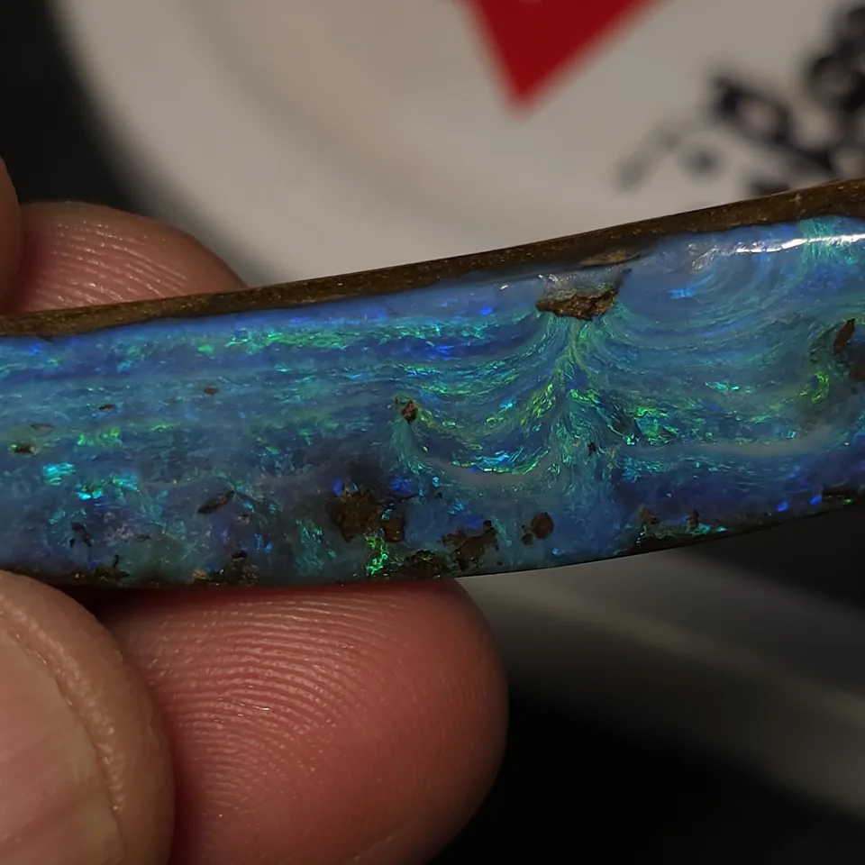 Australian Boulder Opal Rub  - 9