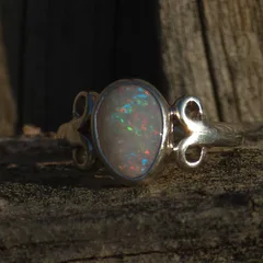 Coober Pedy Opal Ring  - 8