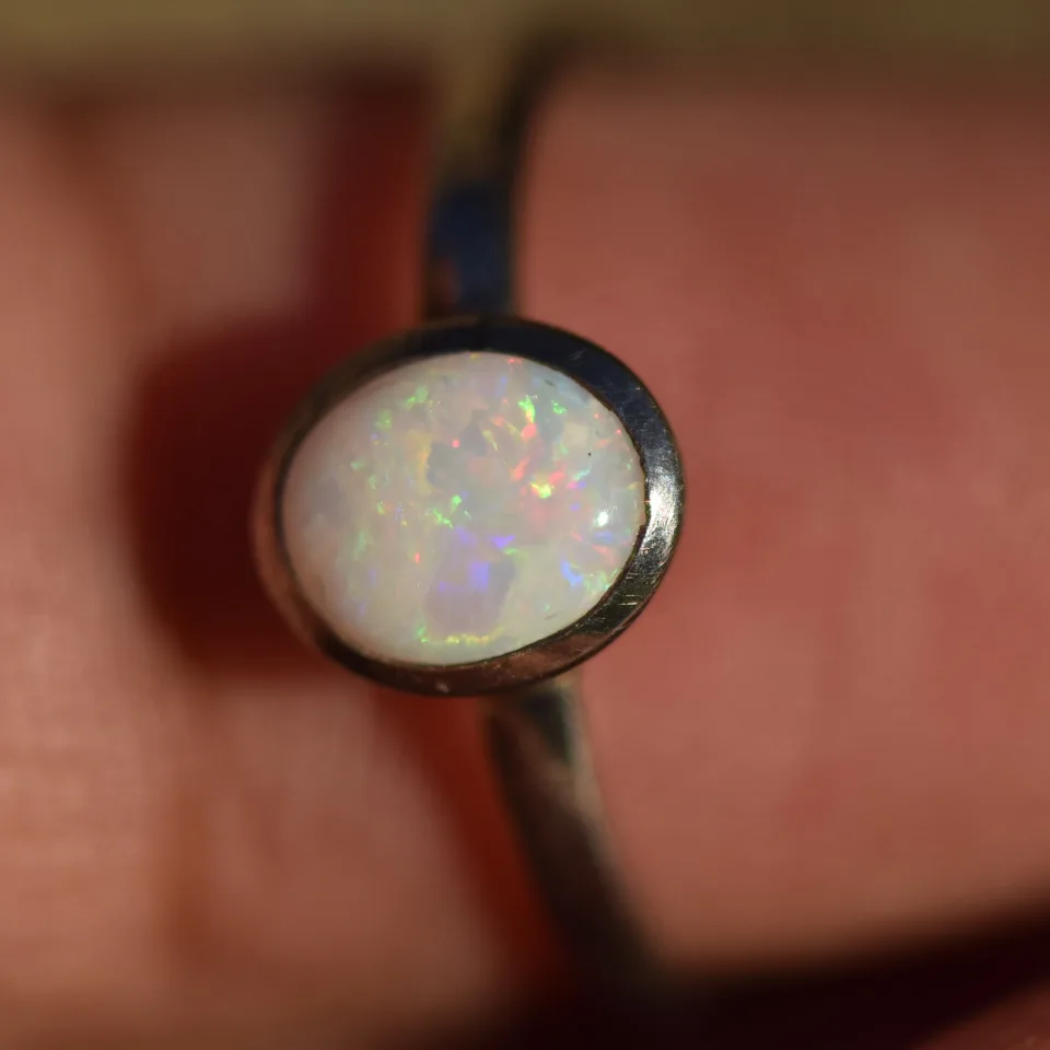 Coober Pedy Opal Ring Silver 925 - 2