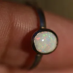 Coober Pedy Opal Ring Silver 925 - 1