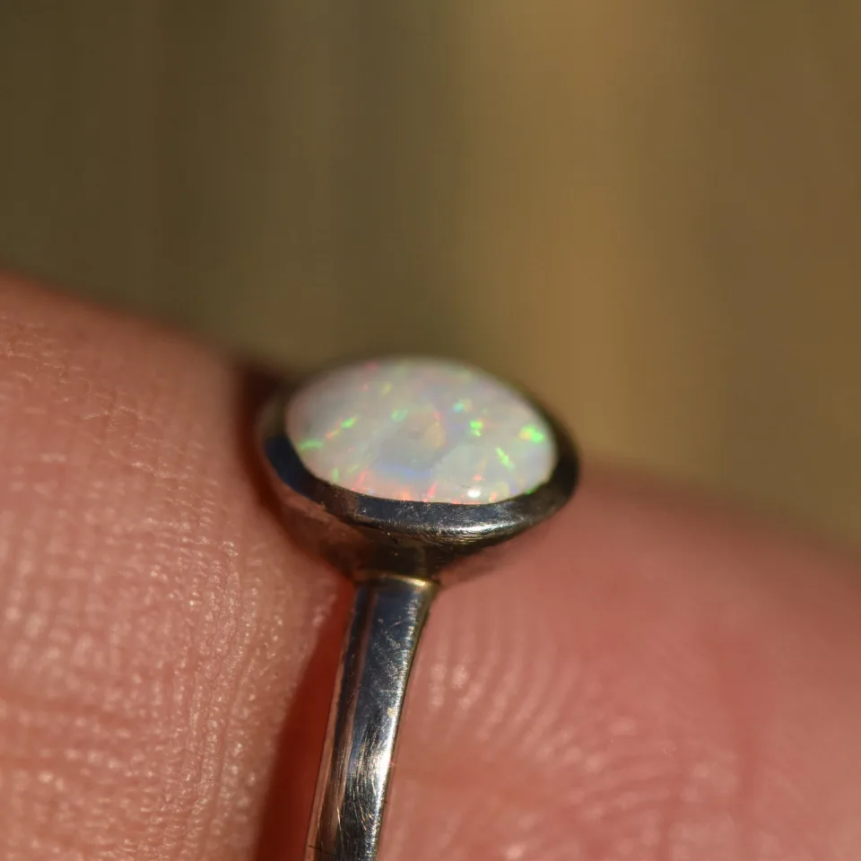 Coober Pedy Opal Ring Silver 925 - 3