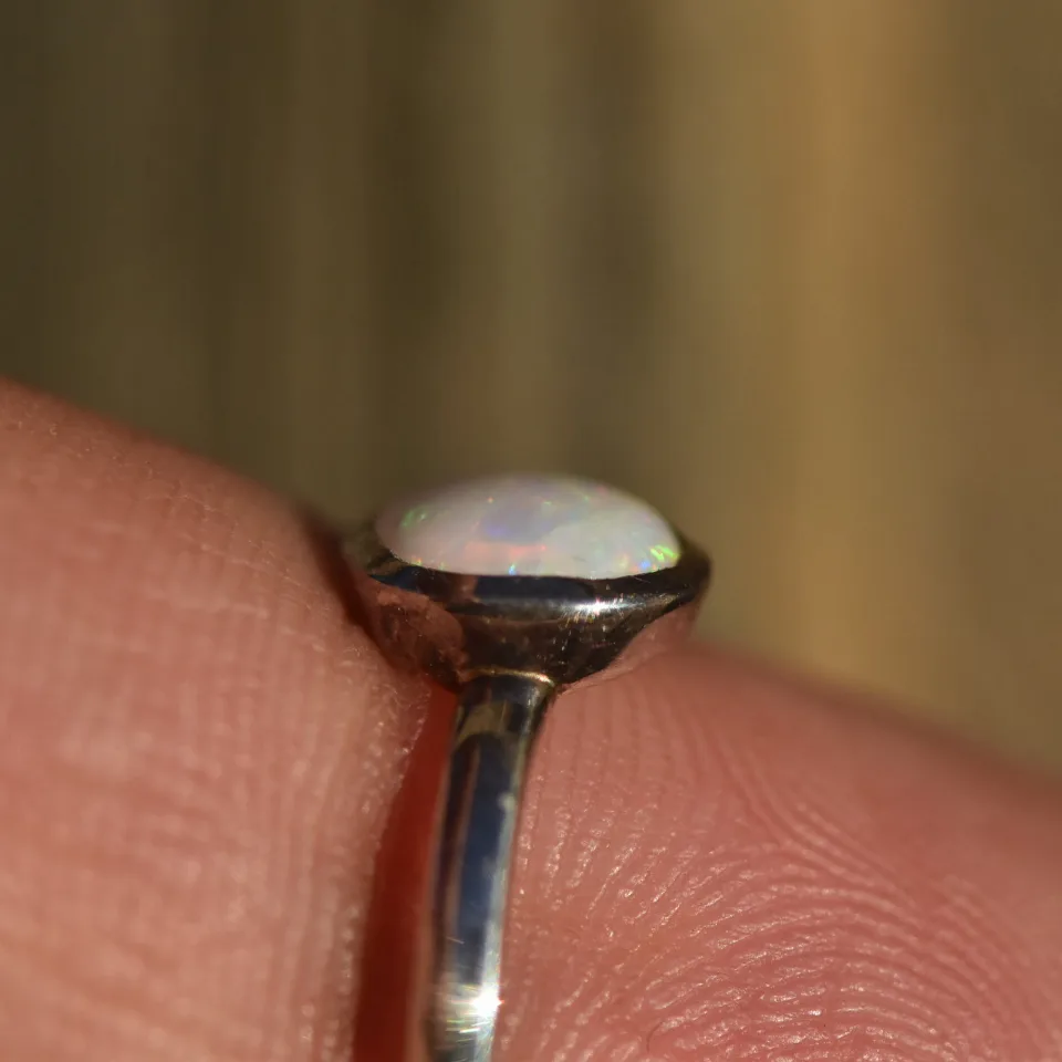 Coober Pedy Opal Ring Silver 925 - 4