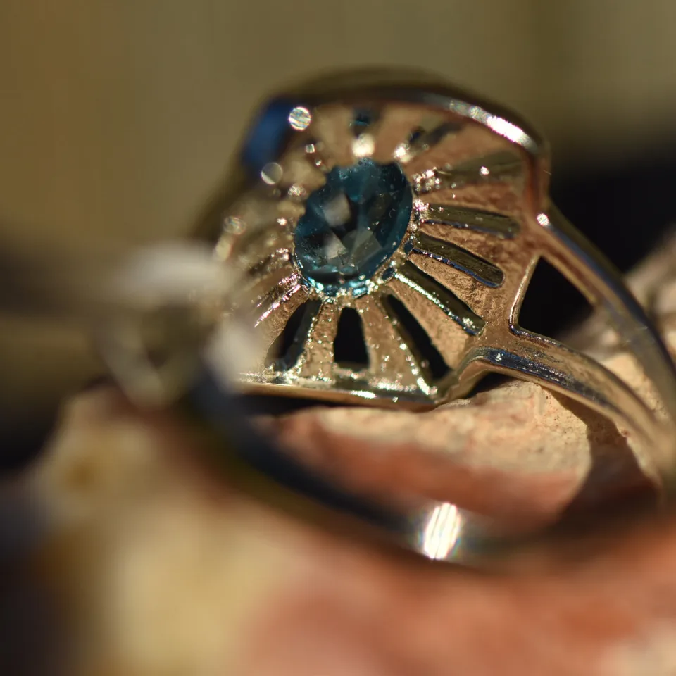 Blue Topaz Silver Sterling 925 - 3