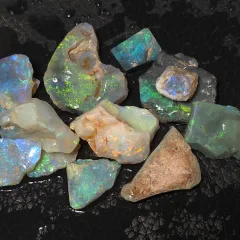 75 Carats Lightning ridge rubs - 5