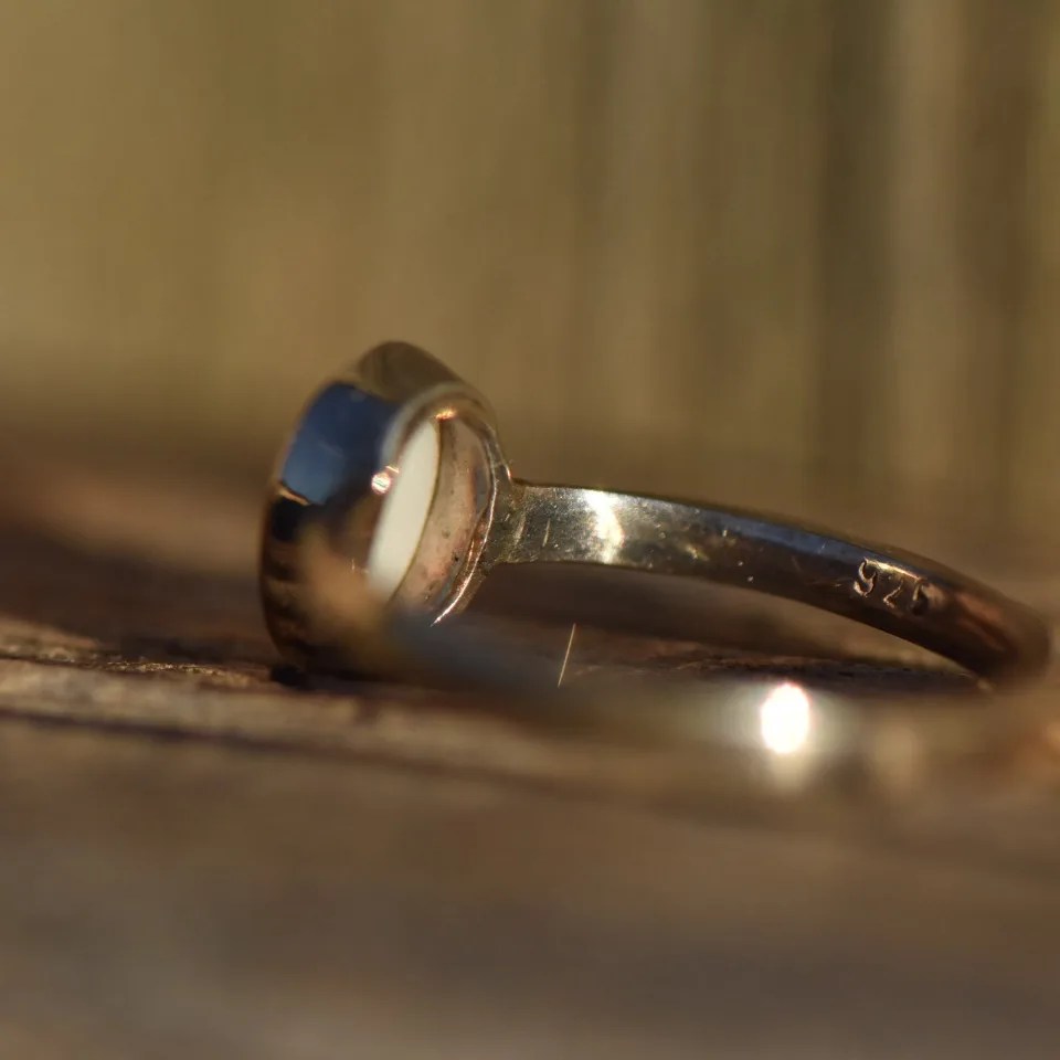 Coober Pedy Opal Ring Silver 925 - 3