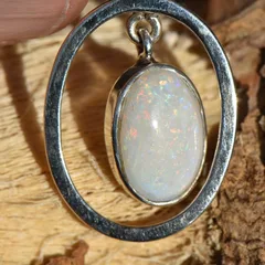 Coober Pedy Opal Pendant - 7