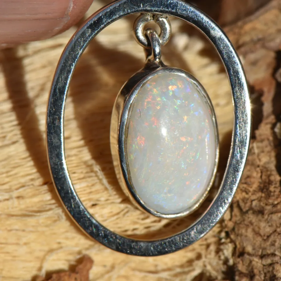 Coober Pedy Opal Pendant - 7