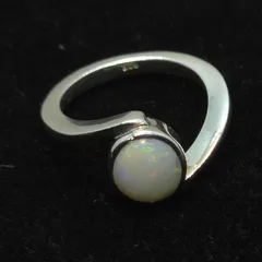 Coober Pedy Opal Silver ring  - 7