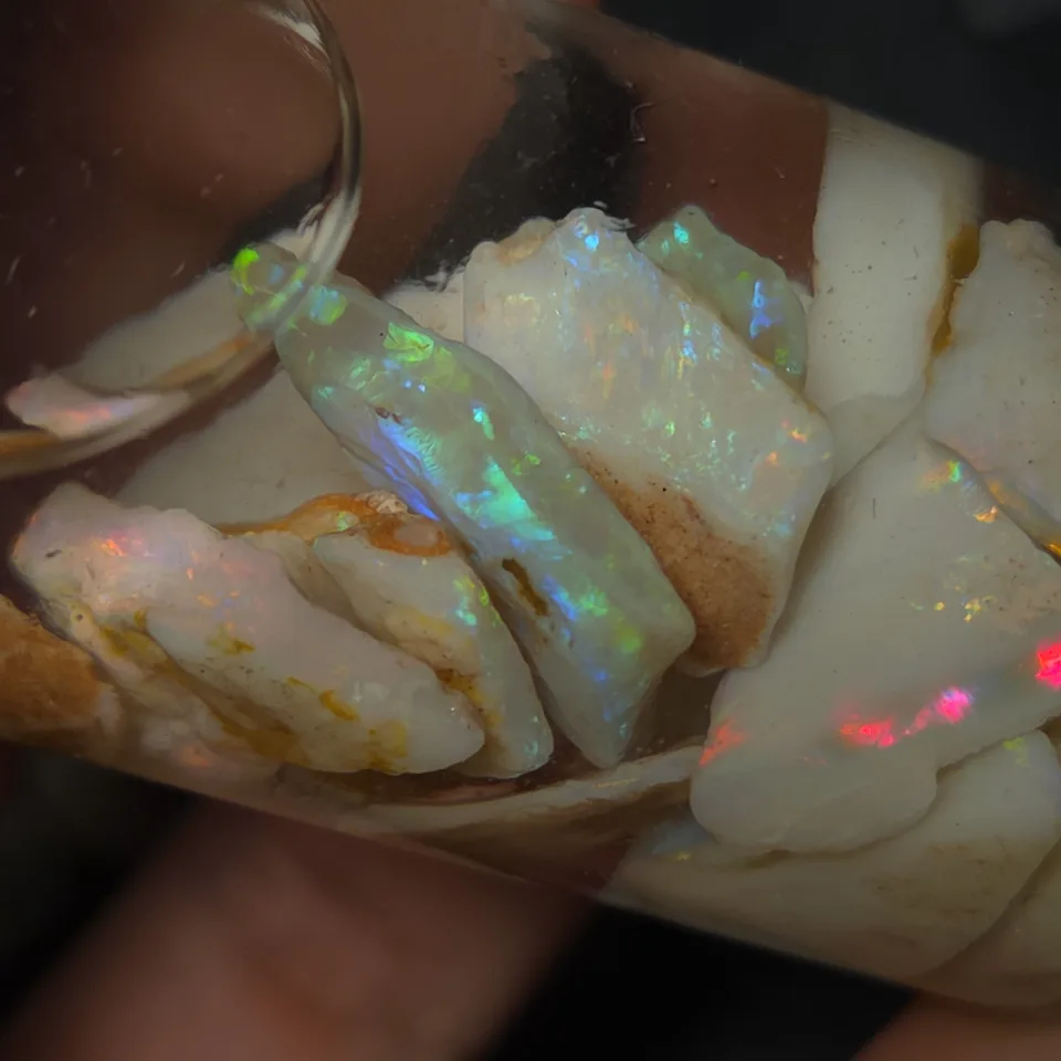 Coober pedy rough opal  - 2