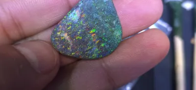 27.9 carats Andamooka Matrix Opal Stone 