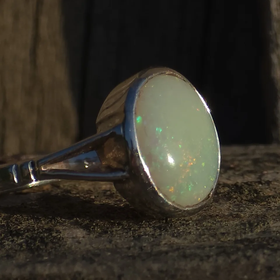Coober Pedy Opal Ring - 9