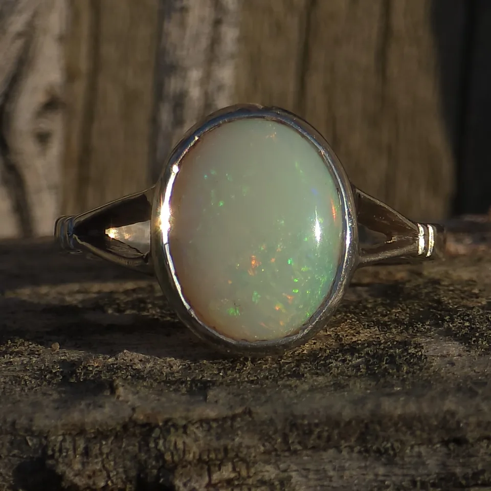 Coober Pedy Opal Ring - 10